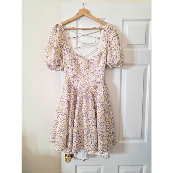 Bardot Marlie Floral Mini Dress in Summer Floral Sz 8 NWT - Picture 3 of 12